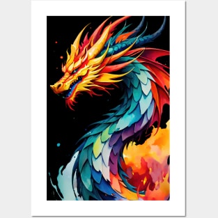 Colors of Fire Dragon Posters and Art